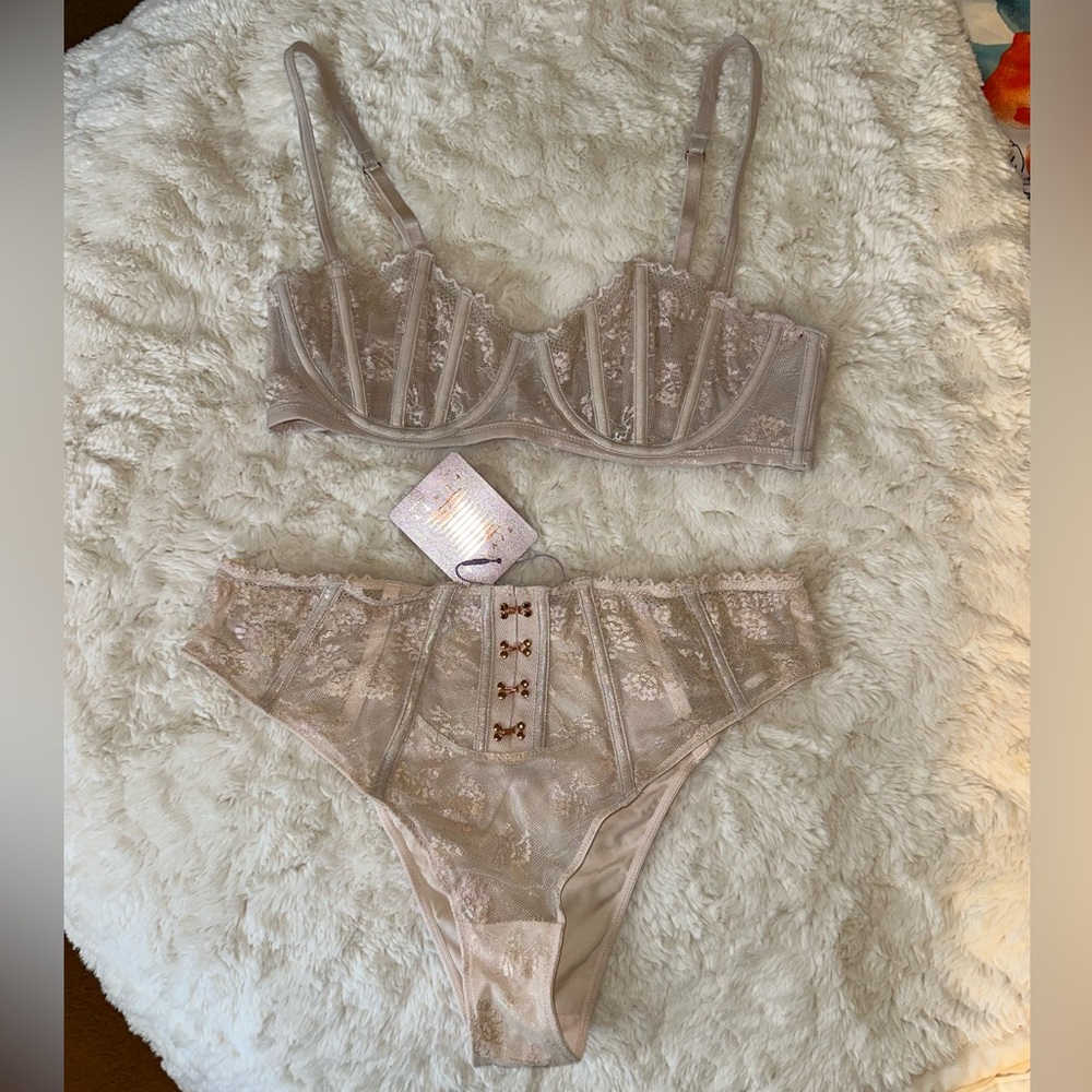 Savage x Fenty bra and panty set